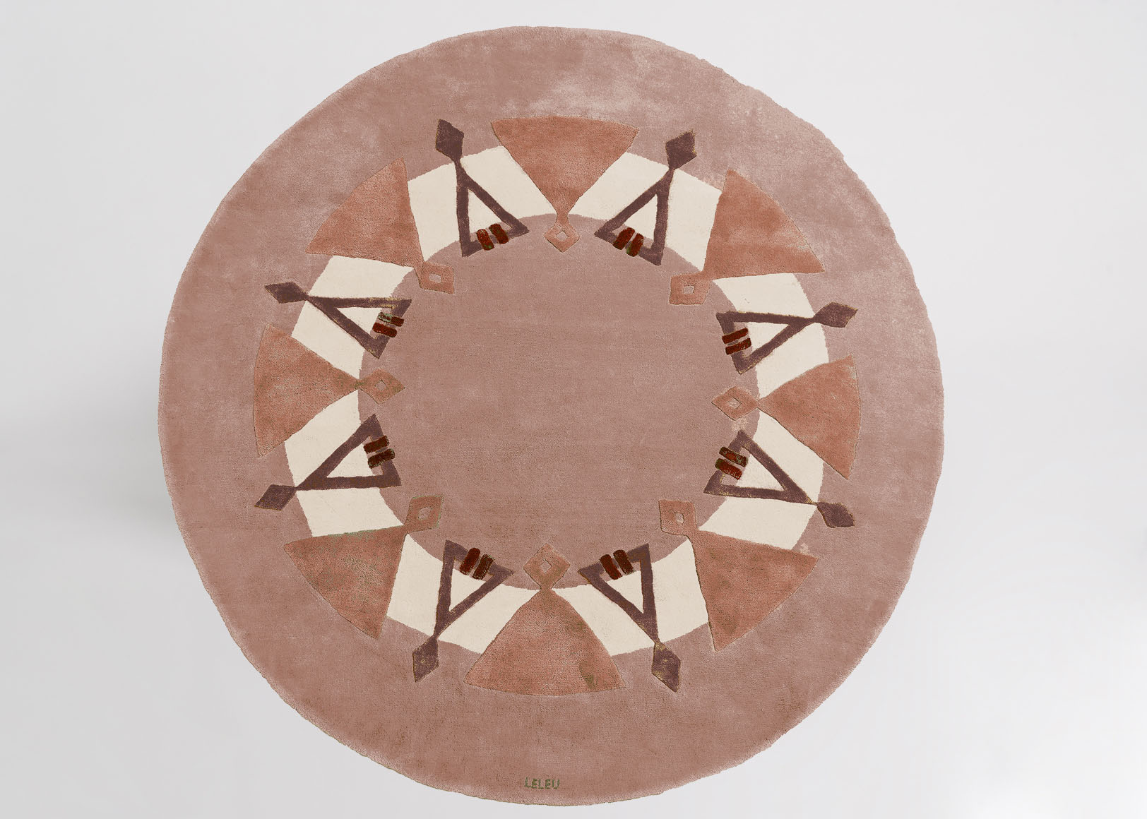 maison leleu joya tapis rose rond jpg