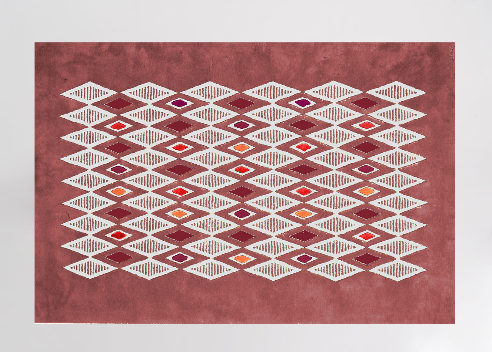 maison leleu rug stella red collection itinerance jpg