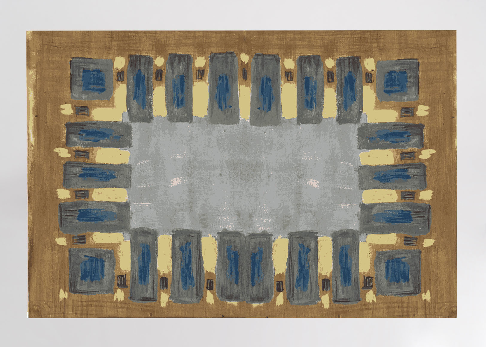 mondrian rug flashback collection maison leleu