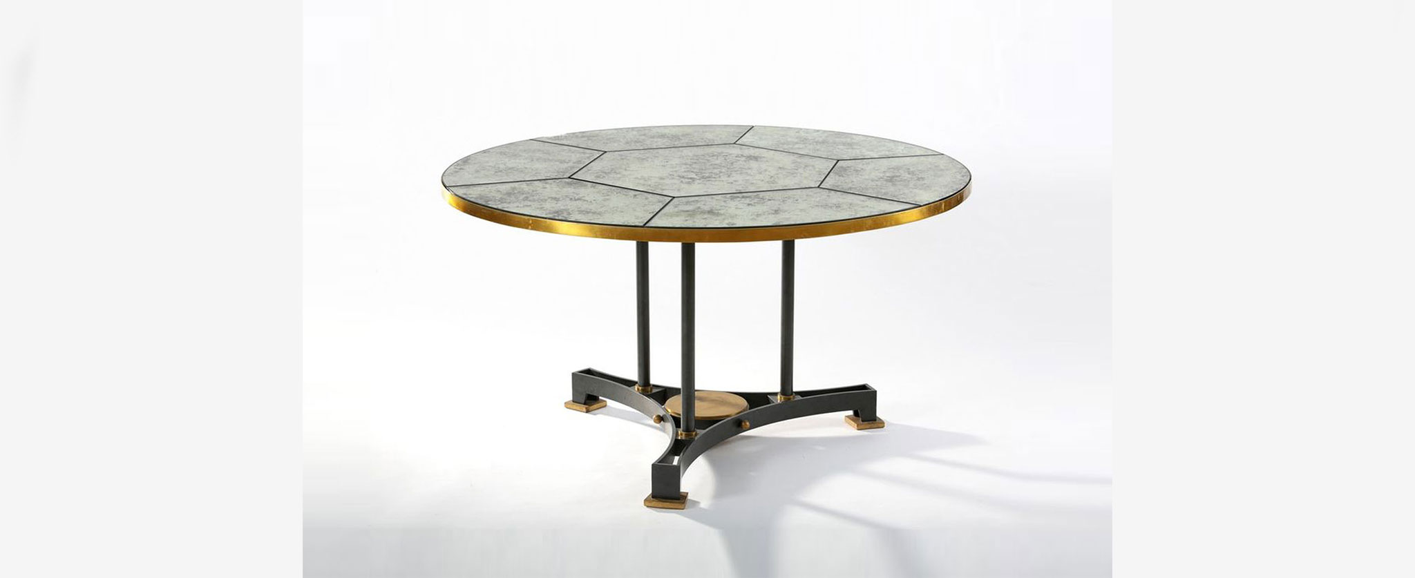 table plateau rond pierre mobilier maison leleu