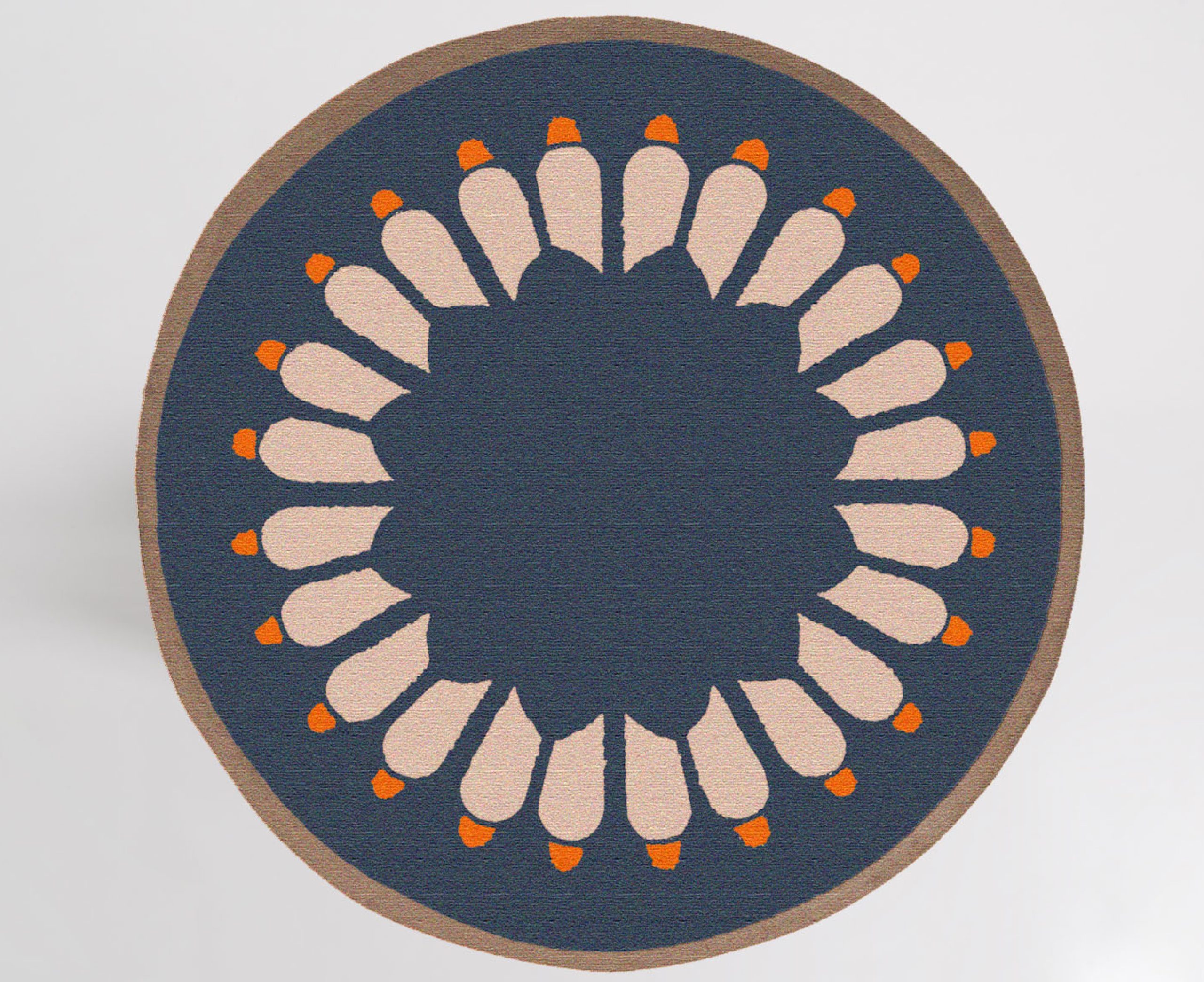 tapis dame bleu collection hommage maison leleu