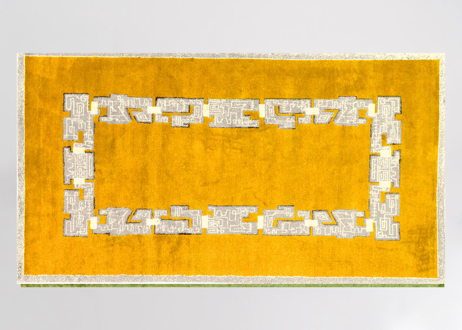 tapis engrenage jaune flashback maison leleu jpg